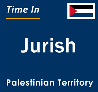 Current local time in Jurish, Palestinian Territory