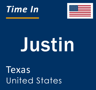 Current local time in Justin, Texas, United States