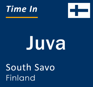 Current local time in Juva, South Savo, Finland