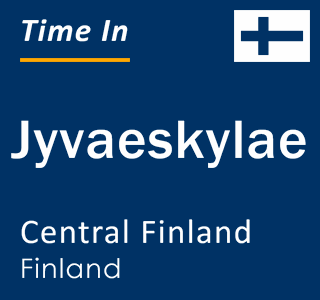 Current local time in Jyvaeskylae, Central Finland, Finland