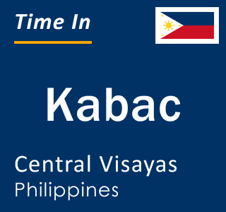 Current local time in Kabac, Central Visayas, Philippines