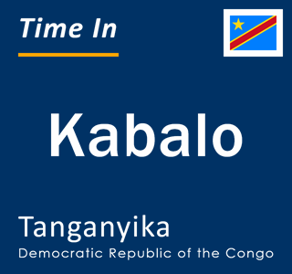 Current local time in Kabalo, Tanganyika, Democratic Republic of the Congo