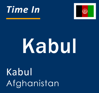 Current local time in Kabul, Kabul, Afghanistan