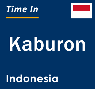 Current local time in Kaburon, Indonesia