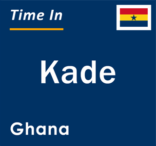 Current local time in Kade, Ghana