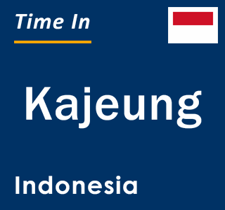 Current local time in Kajeung, Indonesia