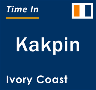 Current local time in Kakpin, Ivory Coast