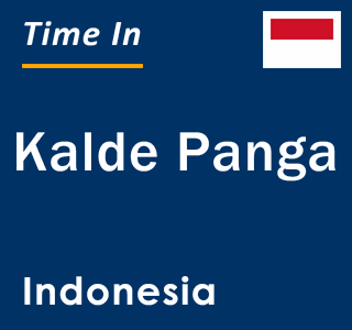 Current local time in Kalde Panga, Indonesia