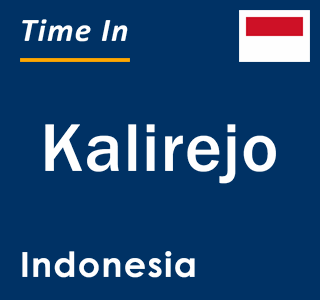 Current local time in Kalirejo, Indonesia