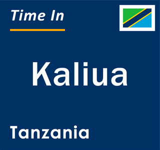 Current local time in Kaliua, Tanzania