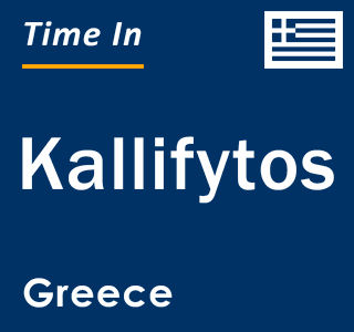 Current local time in Kallifytos, Greece