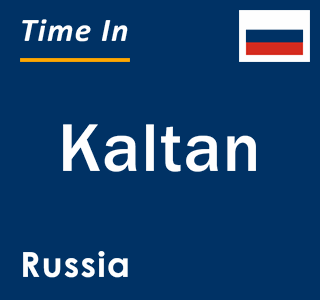 Current local time in Kaltan, Russia