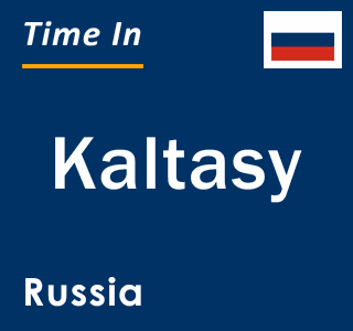 Current local time in Kaltasy, Russia