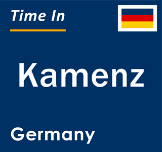 Current local time in Kamenz, Germany