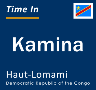 Current local time in Kamina, Haut-Lomami, Democratic Republic of the Congo