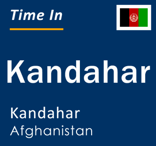 Current local time in Kandahar, Kandahar, Afghanistan