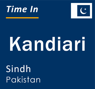 Current local time in Kandiari, Sindh, Pakistan