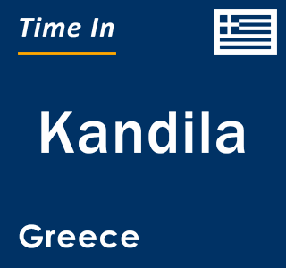 Current local time in Kandila, Greece