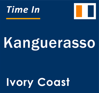 Current local time in Kanguerasso, Ivory Coast