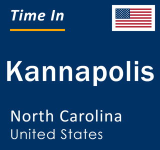 Current local time in Kannapolis, North Carolina, United States