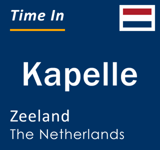 Current local time in Kapelle, Zeeland, The Netherlands