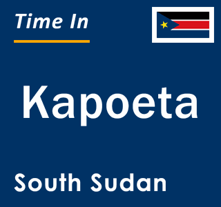 Current local time in Kapoeta, South Sudan