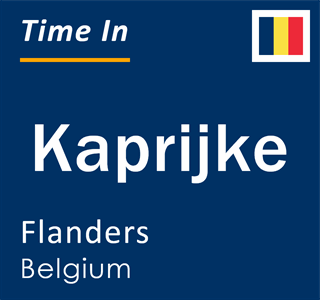 Current local time in Kaprijke, Flanders, Belgium