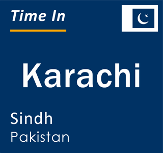 Current local time in Karachi, Sindh, Pakistan