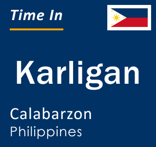 Current local time in Karligan, Calabarzon, Philippines