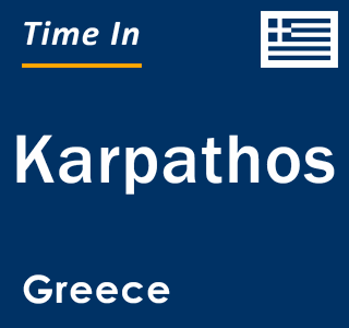 Current local time in Karpathos, Greece