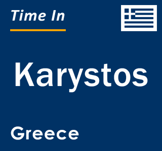 Current local time in Karystos, Greece