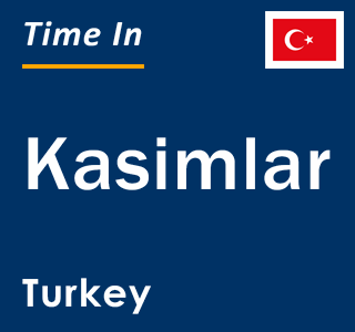 Current local time in Kasimlar, Turkey