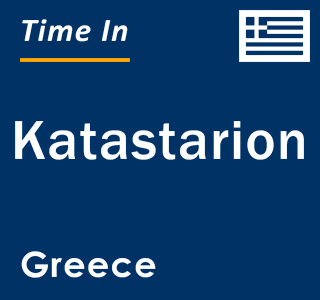 Current local time in Katastarion, Greece