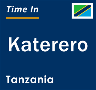 Current local time in Katerero, Tanzania