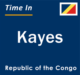 Current local time in Kayes, Republic of the Congo