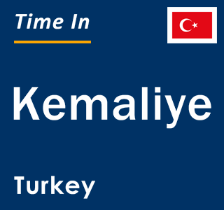 Current local time in Kemaliye, Turkey