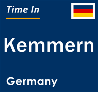 Current local time in Kemmern, Germany