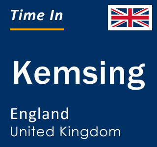 Current local time in Kemsing, England, United Kingdom