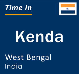 Current local time in Kenda, West Bengal, India