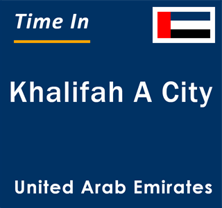 Current local time in Khalifah A City, United Arab Emirates