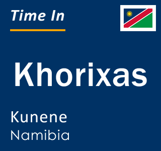 Current local time in Khorixas, Kunene, Namibia