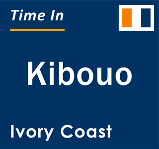 Current local time in Kibouo, Ivory Coast