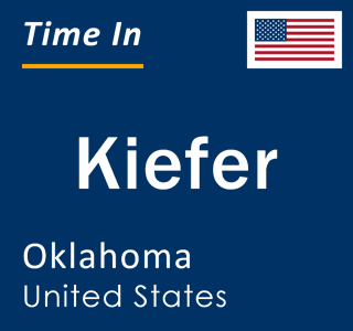 Current local time in Kiefer, Oklahoma, United States