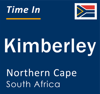 Current local time in Kimberley, Northern Cape, South Africa