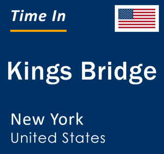 Current local time in Kings Bridge, New York, United States