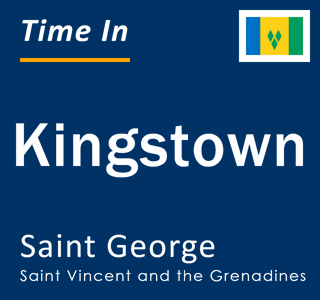 Current local time in Kingstown, Saint George, Saint Vincent and the Grenadines