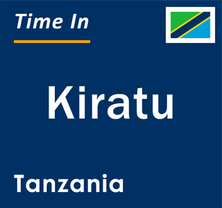 Current local time in Kiratu, Tanzania