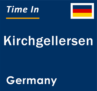 Current local time in Kirchgellersen, Germany