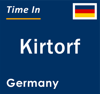 Current local time in Kirtorf, Germany