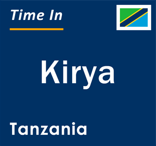 Current local time in Kirya, Tanzania